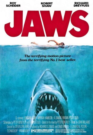 Jaws - Steven Spielberg Hollywood Classic poster (fragment 1)