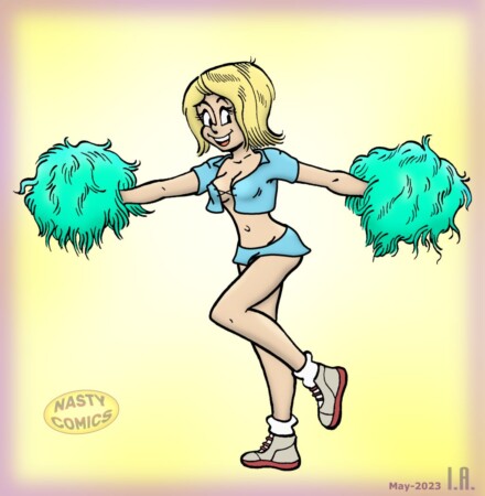 Kiekeboe -(parodie)- Fanny als cheerleader 1_S