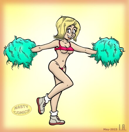 Kiekeboe -(parodie)- Fanny als cheerleader 3_S