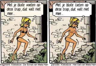 Kiekeboe -(parodie)- Het Gat van Mata Hari (De Schat, fragment 4)