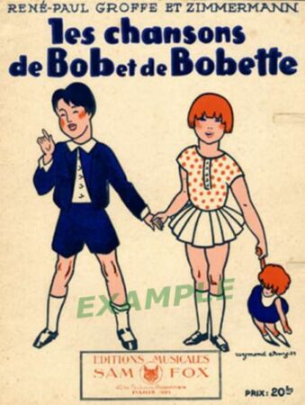 Les chansons de Bob et de Bobette (fragment 1)