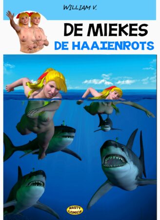 Miekes -(parodie)- De Haaienrots kaft