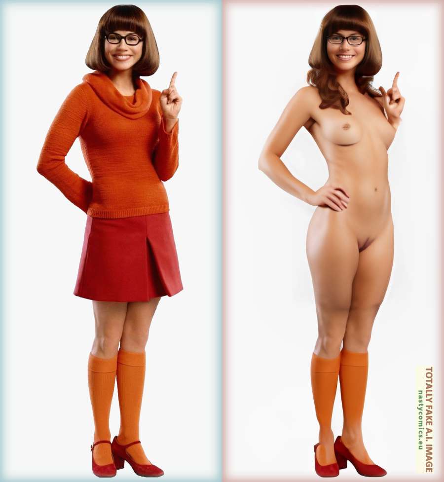Scooby-Doo -(AI)- Linda Cardellini as Velma Dinkley Fake pose 1