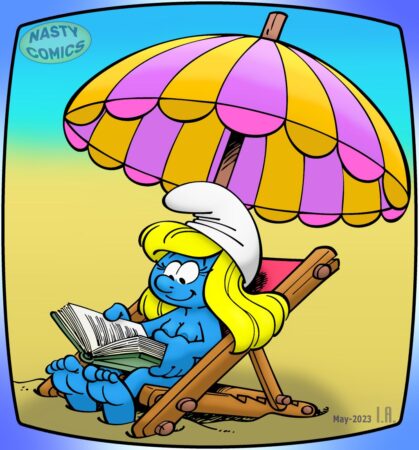 Smurfen -(parodie)- Geletterde Smurfin_S
