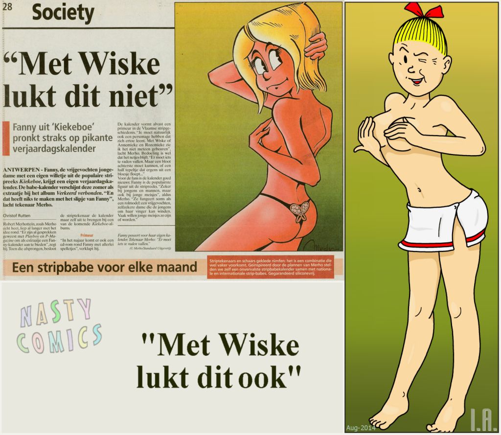Suske en Wiske - Kiekeboe -(parodie)- Fanny-Wiske Kalender_S