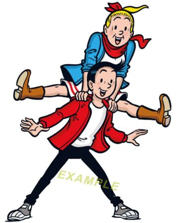 Suske en Wiske - Sprong op rug (fragment 1)