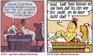 Suske en Wiske - (op het) eiland Amoras (oud en nieuw)