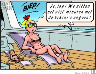 Suske en Wiske -(parodie)- Bikini met vulling_S