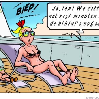 Suske en Wiske -(parodie)- Bikini met vulling_S