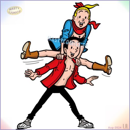 Suske en Wiske - (parodie)- Strippen en springen_S