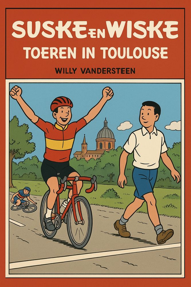 Suske en Wiske -(parodie)- Tour de France 06 - Toeren in Toulouse (Perry Timmerman 2025)