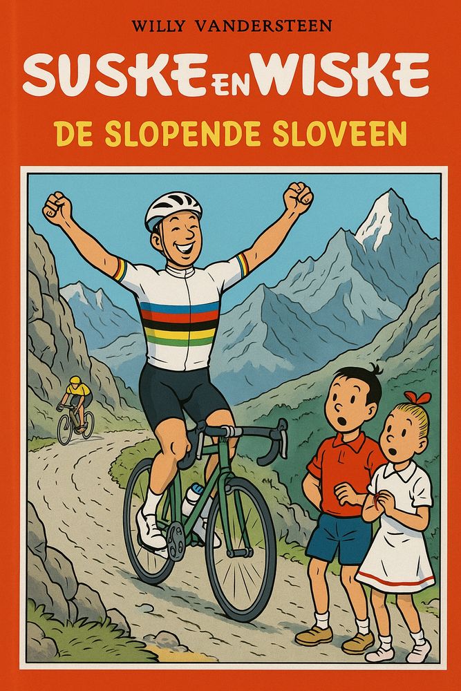 Suske en Wiske -(parodie)- Tour de France 07 - De Slopende Sloveen (Perry Timmerman 2025)