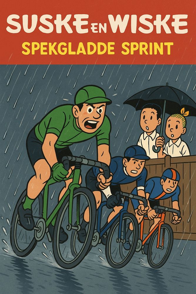 Suske en Wiske -(parodie)- Tour de France 13 - Spekgladde Sprint (Perry Timmerman 2025)