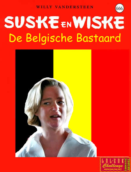 Suske en Wiske (parodie kaft) - De belgische bastaard