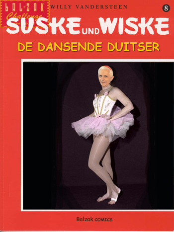 Suske en Wiske (parodie kaft) - De dansende duitser