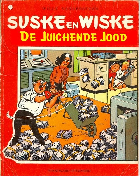 Suske en Wiske (parodie kaft) - De juichende jood