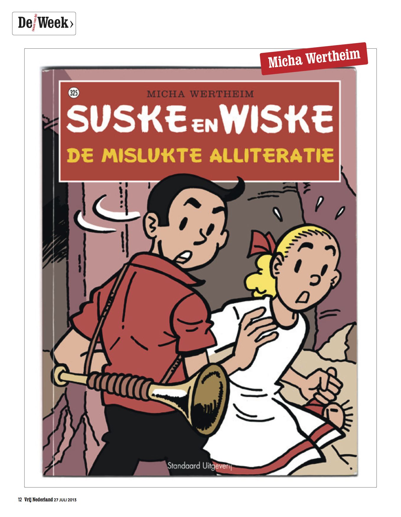 Suske en Wiske (parodie kaft) - De mislukte alliteratie