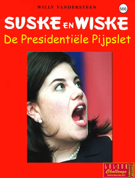 Suske en Wiske (parodie kaft) - De presidentiele pijpslet